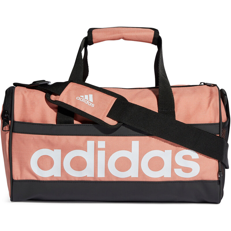 Adidas Torba Essentials Linear Duffel Bag Extra Small Il Koralowy