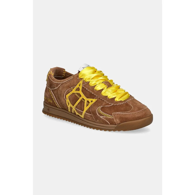 Naked Wolfe sneakersy zamszowe Exposure kolor beżowy Exposure Suede Tan