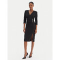 Rinascimento Sukienka koktajlowa CFC0020161002 Czarny Slim Fit