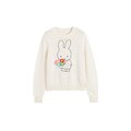 Chinti & Parker Sweter 'Miffy Hand' kremowy / zielony / ciemnoczerwony / czarny