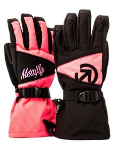 Rękawice Meatfly Destiny C black, pink neon