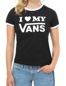 Koszulka Vans Love Ringer black-white