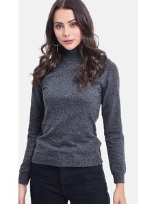 ASSUILI Sweter w kolorze antracytowym