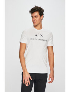 Armani Exchange t-shirt męski kolor biały 8NZTCJ Z8H4Z NOS