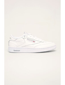 Reebok Classic sneakersy skórzane CLUB C 85 kolor biały AR0455.100000154