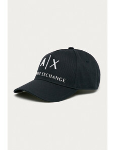 Armani Exchange czapka kolor granatowy z aplikacją 954039 CC513 NOS
