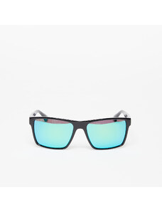 Męskie okulary przeciwsłoneczne Horsefeathers Merlin Sunglasses Gloss Black/ Mirror Green