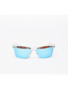 Męskie okulary przeciwsłoneczne Horsefeathers Merlin Sunglasses Crystal/ Mirror Blue