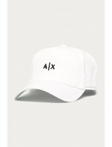 Armani Exchange czapka kolor biały z aplikacją 954112 CC571 NOS