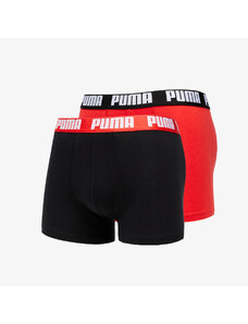 Bokserki Puma 2 Pack Basic Boxers Red/ Black