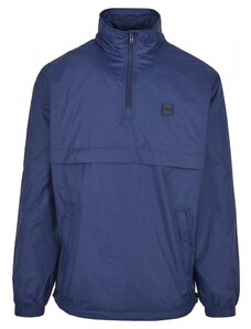 URBAN CLASSICS Stand Up Collar Pull Over Jacket - darkblue