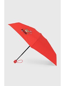 Moschino Parasol kolor czerwony 8211
