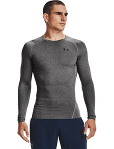 T-shirt Under Armour Hg Armour Comp LS Carbon Heather/ Black XXL