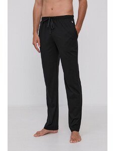 Polo Ralph Lauren Spodnie piżamowe 714844762001 męskie kolor czarny gładkie