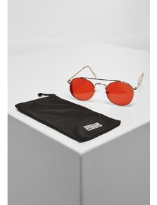 URBAN CLASSICS Sunglasses Chios - gold/red