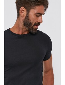Polo Ralph Lauren T-shirt (2-pack) 714835960001 męski kolor czarny gładki