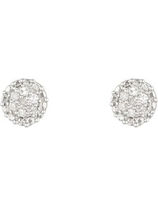 DIAMOND & CO Złote kolczyki-wkrętki "Round Stud" z diamentami