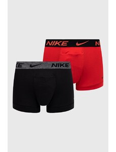 Nike bokserki (2-pack) męskie kolor czerwony