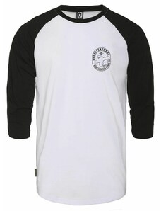 T-Shirt Horsefeathers Powder Badge LS white