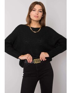 ModaMia Czarny sweter z dzianiny Carina OCH BELLA