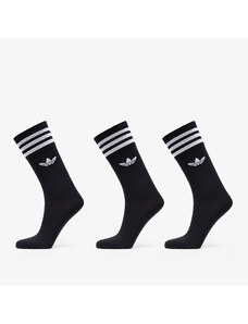 adidas Originals Męskie skarpety adidas Solid Crew Sock 3-Pack Black/ White