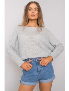 ModaMia Szary sweter oversize Layana OCH BELLA