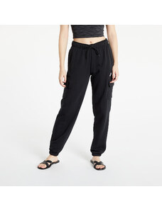 Damskie spodnie dresowe Nike NSW Essential Fleece Mid-Rise Cargo Pants Black/ White