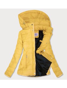 MHM Damska kurtka pikowana żółta (w351)