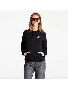 Damska bluza z kapturem Nike Sportswear Essential Hoodie Black/ White