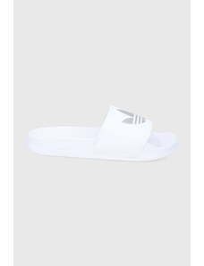 adidas Originals klapki Adilette damskie kolor biały GZ6197-FTWWHT