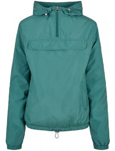 Damska kurtka wiosenno-jesienna Urban Classics Ladies Basic Pullover - kolor zielony