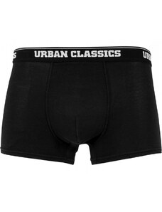 URBAN CLASSICS Organic Boxer Shorts 3-Pack - white/navy/black