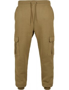Męskie spodnie dresowe Urban Classics Cargo Sweatpants - jasna oliwka