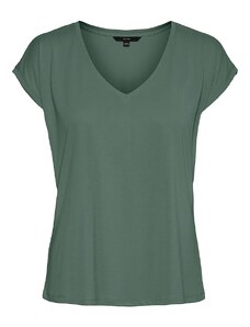 Vero Moda Koszulka "Filli" w kolorze zielonym