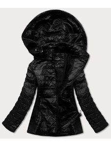 ATURE Pikowana kurtka damska z elastycznymi wstawkami czarna (rqw-7012)