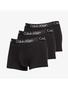Bokserki Calvin Klein Structure Cotton Trunk 3-Pack Black