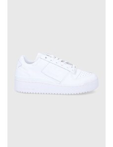 adidas Originals buty skórzane Forum Bold kolor biały FY9042