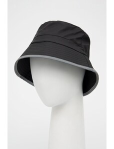 Rains kapelusz 14070 Bucket Hat Reflective kolor czarny 14070.70-BlackRefle