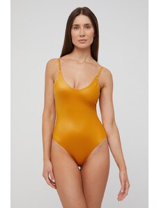 Guess strój kąpielowy kolor żółty miękka miseczka