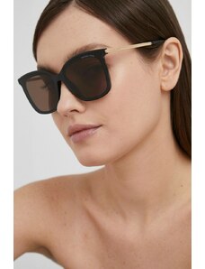 Michael Kors okulary przeciwsłoneczne ZERMATT damskie kolor czarny 0MK2079U