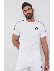 Michael Kors t-shirt bawełniany CS250Q91V2 kolor biały gładki
