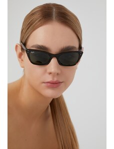 Ray-Ban okulary przeciwsłoneczne LADY BURBANK damskie kolor czarny 0RB2299