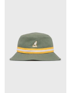Kangol kapelusz bawełniany kolor zielony bawełniany