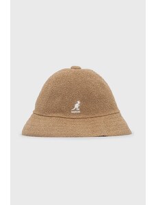 Kangol kapelusz kolor beżowy 0397BC.OT272-OT272