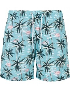 Męskie szorty kąpielowe Urban Classics Pattern Swim Shorts - tropical bird aop