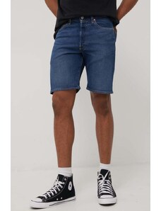 Levi's szorty jeansowe męskie kolor granatowy 36512.0152-DarkIndigo