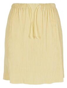 URBAN CLASSICS Ladies Plisse Mini Skirt - softyellow