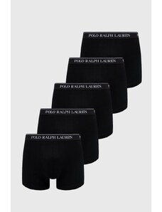 Polo Ralph Lauren bokserki (5-pack) 714864292001 męskie kolor czarny