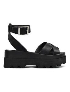 Altercore sandały ZOE damskie kolor czarny na platformie