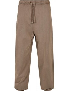 Męskie spodnie dresowe Urban Classics Overdyed Sweatpants - oliwkowy brąz